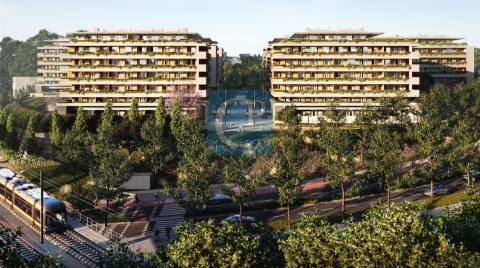 Apartamento T3 com piscina e ginásio no Empreendimento Verde Vale no centro da Maia