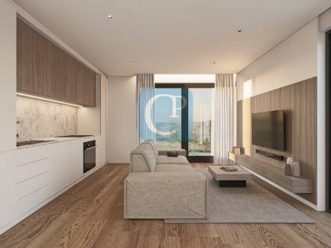 Apartamento T0 em construção no Empreendimento Campus Premium