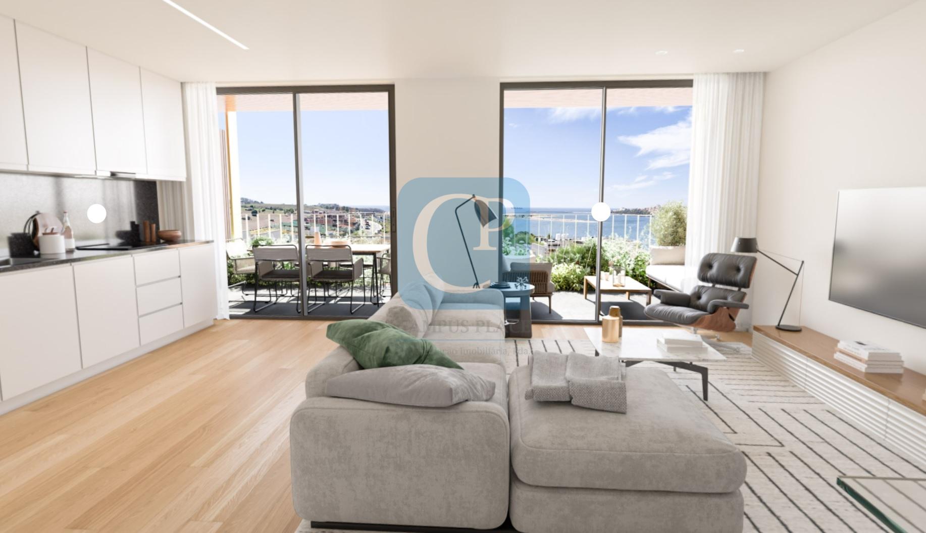 Apartamento T2 em construção, em Canidelo