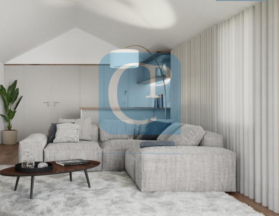 Apartamento T2 Duplex, com varanda em construção - Cedofeita