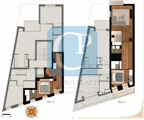 Apartamento T2 Duplex, com varanda em construção - Cedofeita