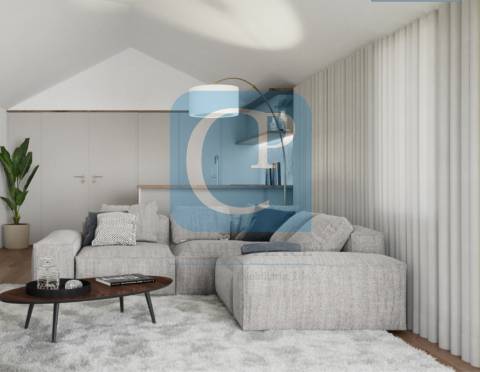 Apartamento T1 com varanda, em construção - Cedofeita