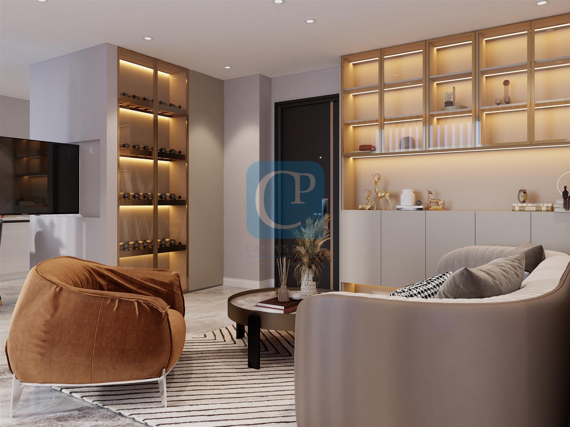 Apartamento T1 em construção, no Empreendimento Nobel 41 - 85