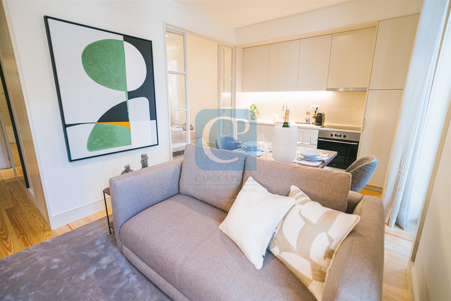 Apartamento T1, Empreendimento Trindade, na Baixa do Porto