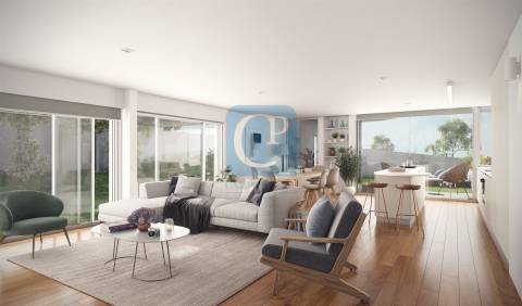 Apartamento T2 com jardim privativo - Casas Garcia de Orta