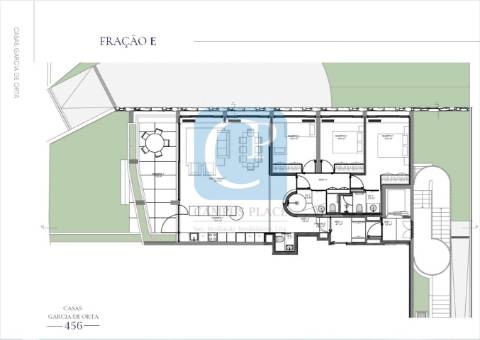 Apartamento T2 com jardim privativo - Casas Garcia de Orta