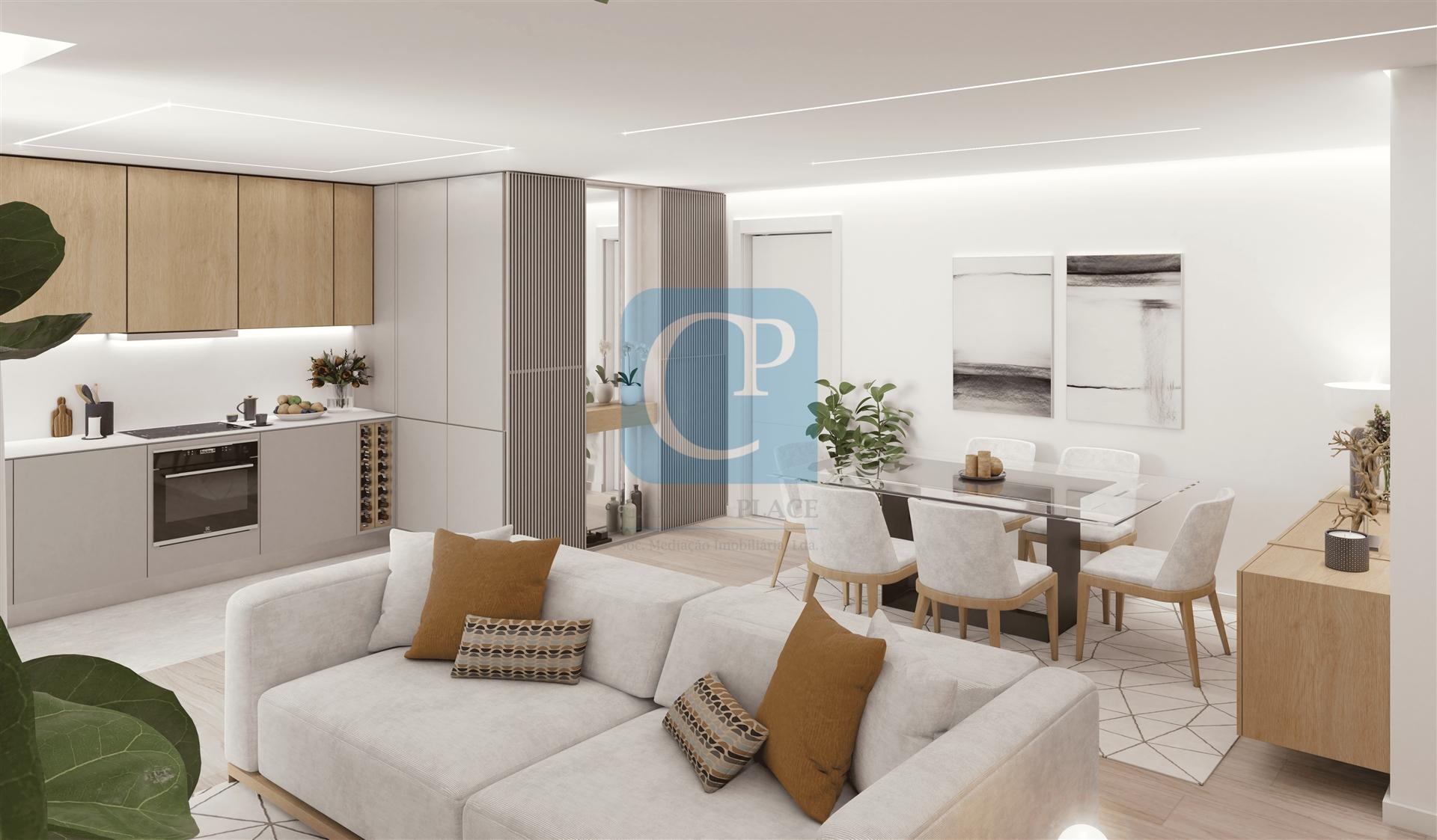 Apartamento T3+1 em construção no Bonfim Oporto Apartments, Porto