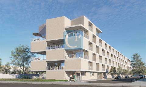 Apartamento T0 em construção no Empreendimento Laetitia Living