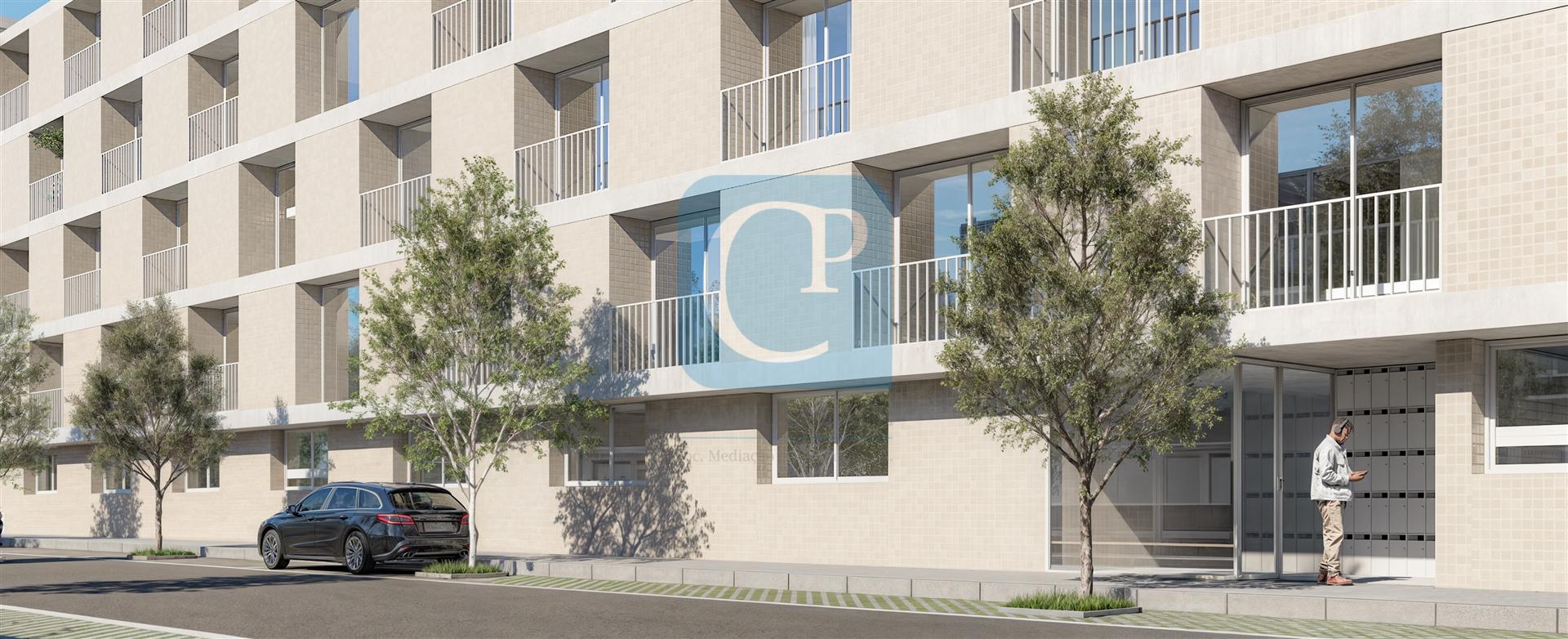 Apartamento T0 em construção, no Empreendimento Laetitia Living