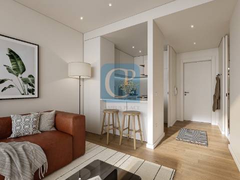 Apartamento T0 em construção, no Empreendimento Laetitia Living