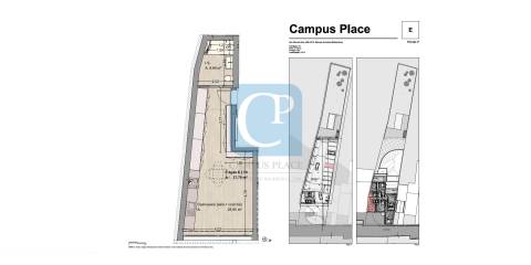 Apartamento T0 em construção no Empreendimento Campus Premium