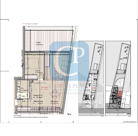 Apartamento T1 em construção no Empreendimento Campus Premium