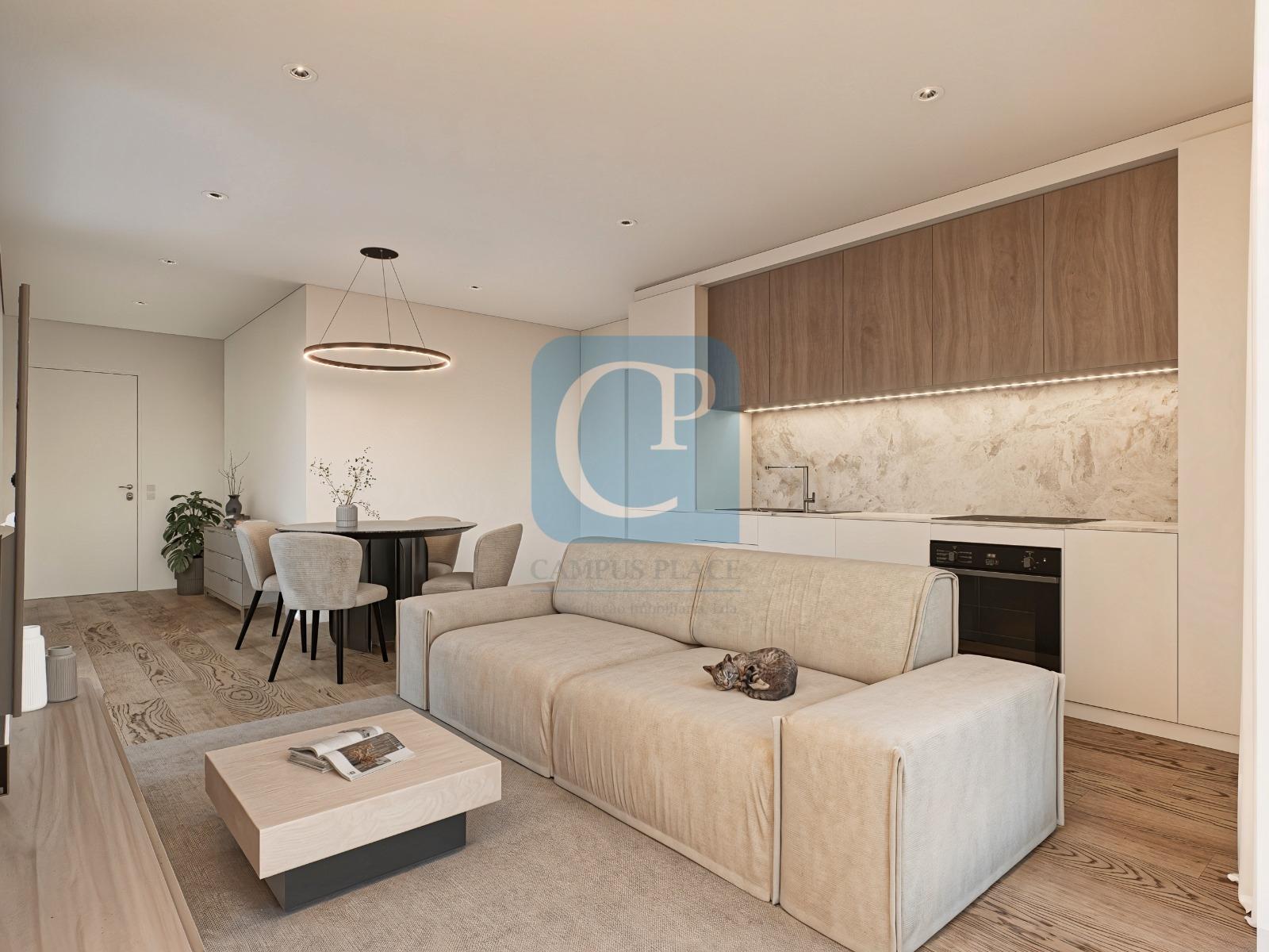 Apartamento T0 em construção no Empreendimento Campus Premium