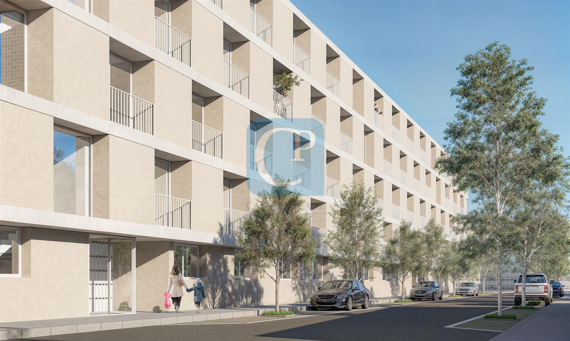 Apartamento T0 em construção, no Empreendimento Laetitia Living