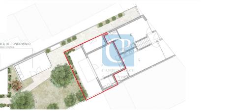 Apartamento T0 com terraço no Empreendimento Moinho de Vento Flats em Leça da Palmeira