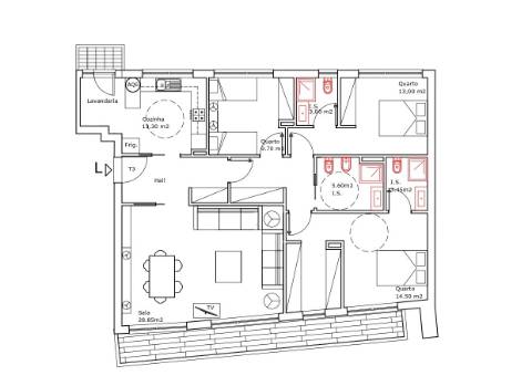 T3 em construção na Póvoa de Varzim