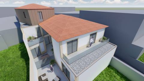 T2 c/ terraço Novo no Centro da Póvoa de Varzim