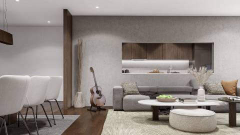 T2+1 em Construção em Azurara Vila do Conde