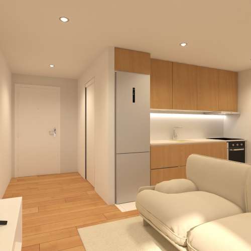 Apartamento T0 no Coração da Póvoa de Varzim