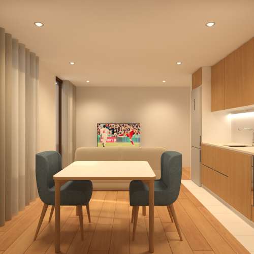 Apartamento T0 no Coração da Póvoa de Varzim