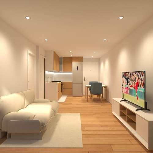 Apartamento T0 no Coração da Póvoa de Varzim