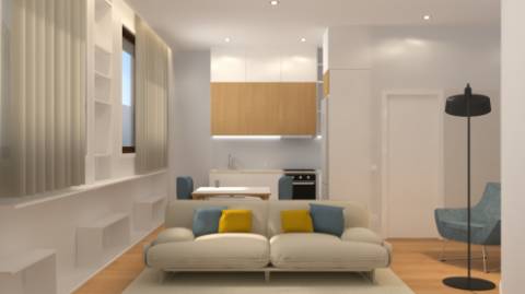 Apartamento T0 no Coração da Póvoa de Varzim