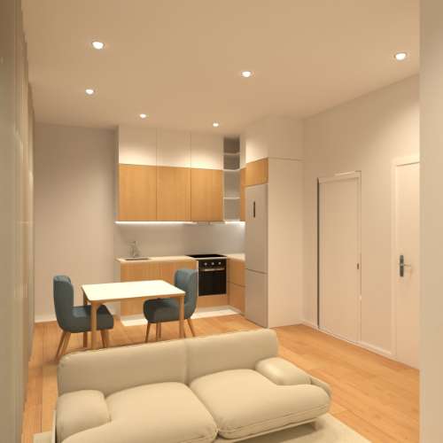 Apartamento T0 no Coração da Póvoa de Varzim