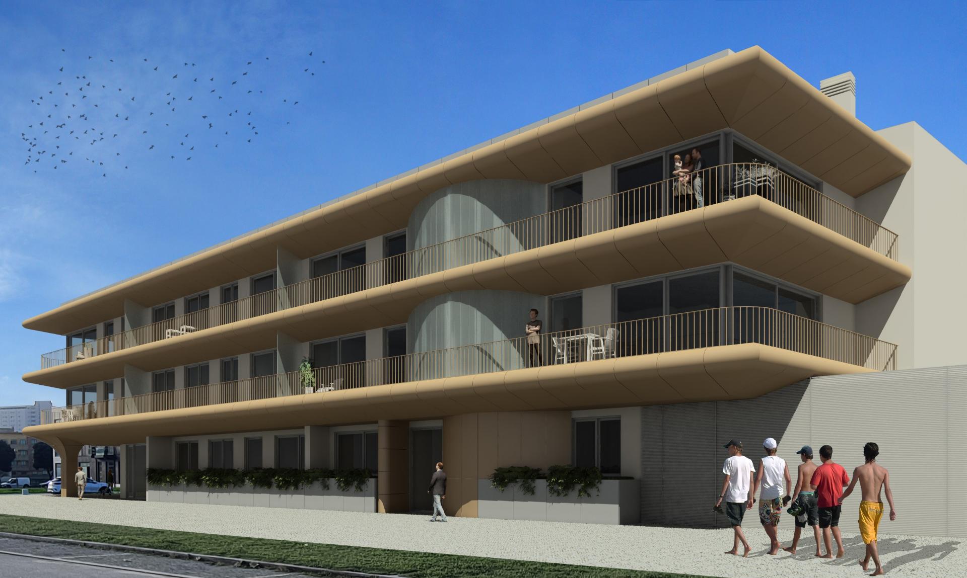 T1 em Empreendimento junto á Praia na Póvoa de Varzim