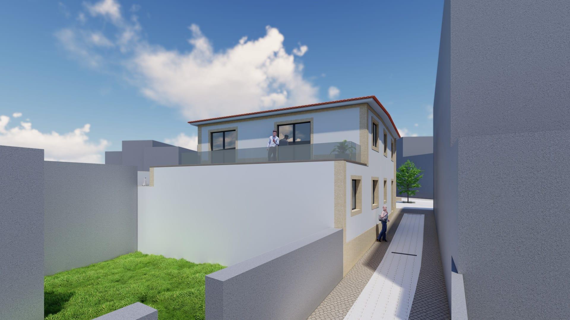 T2 Novo com Terraço no Centro da Póvoa de Varzim