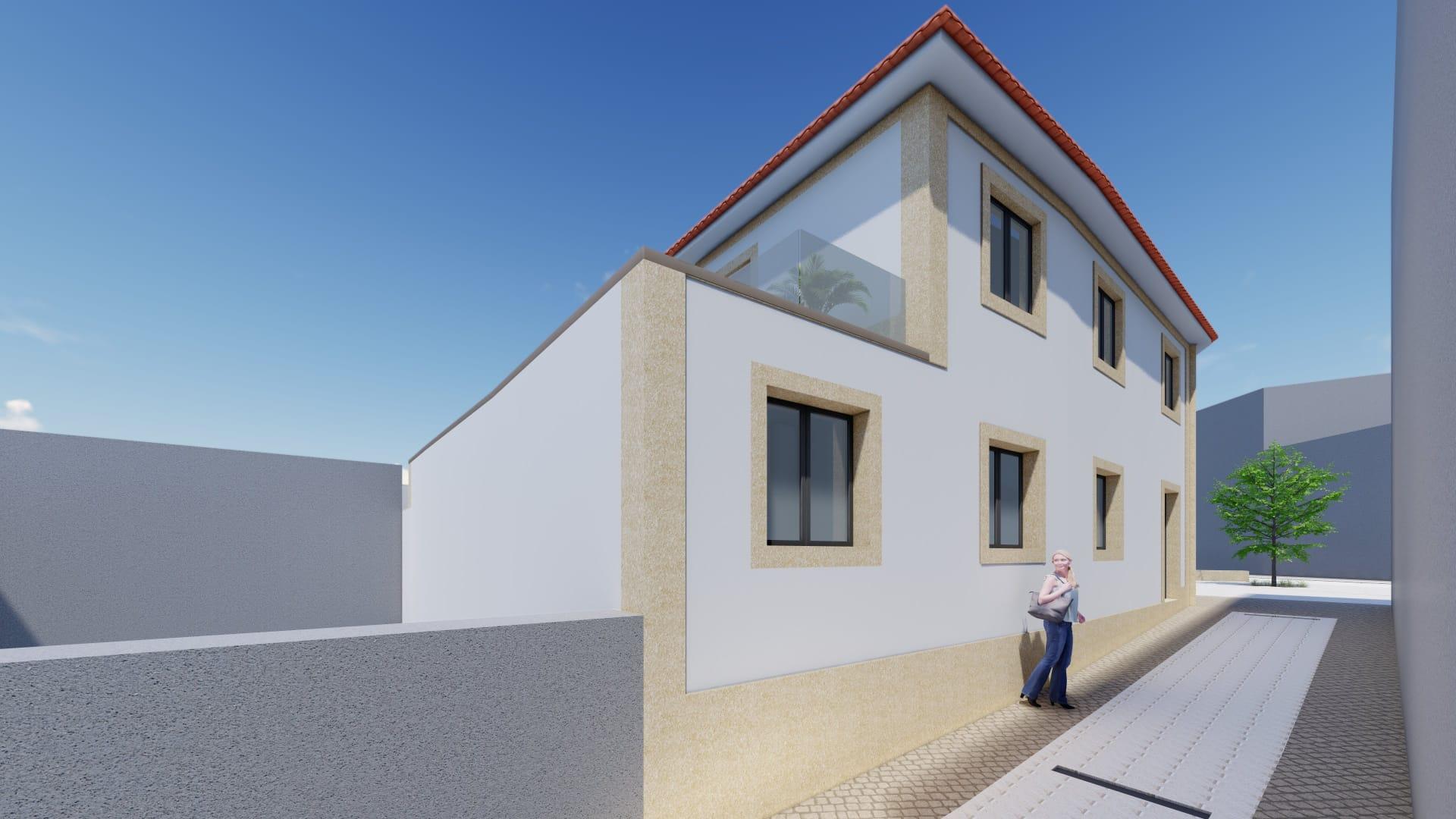 T2 Novo com Terraço no Centro da Póvoa de Varzim