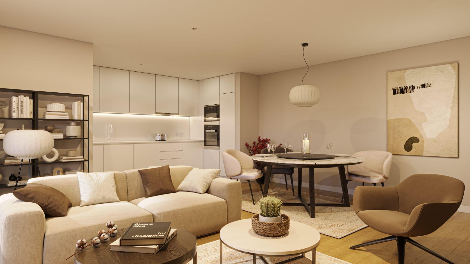 T3 em Empreendimento junto á Praia na Póvoa de Varzim