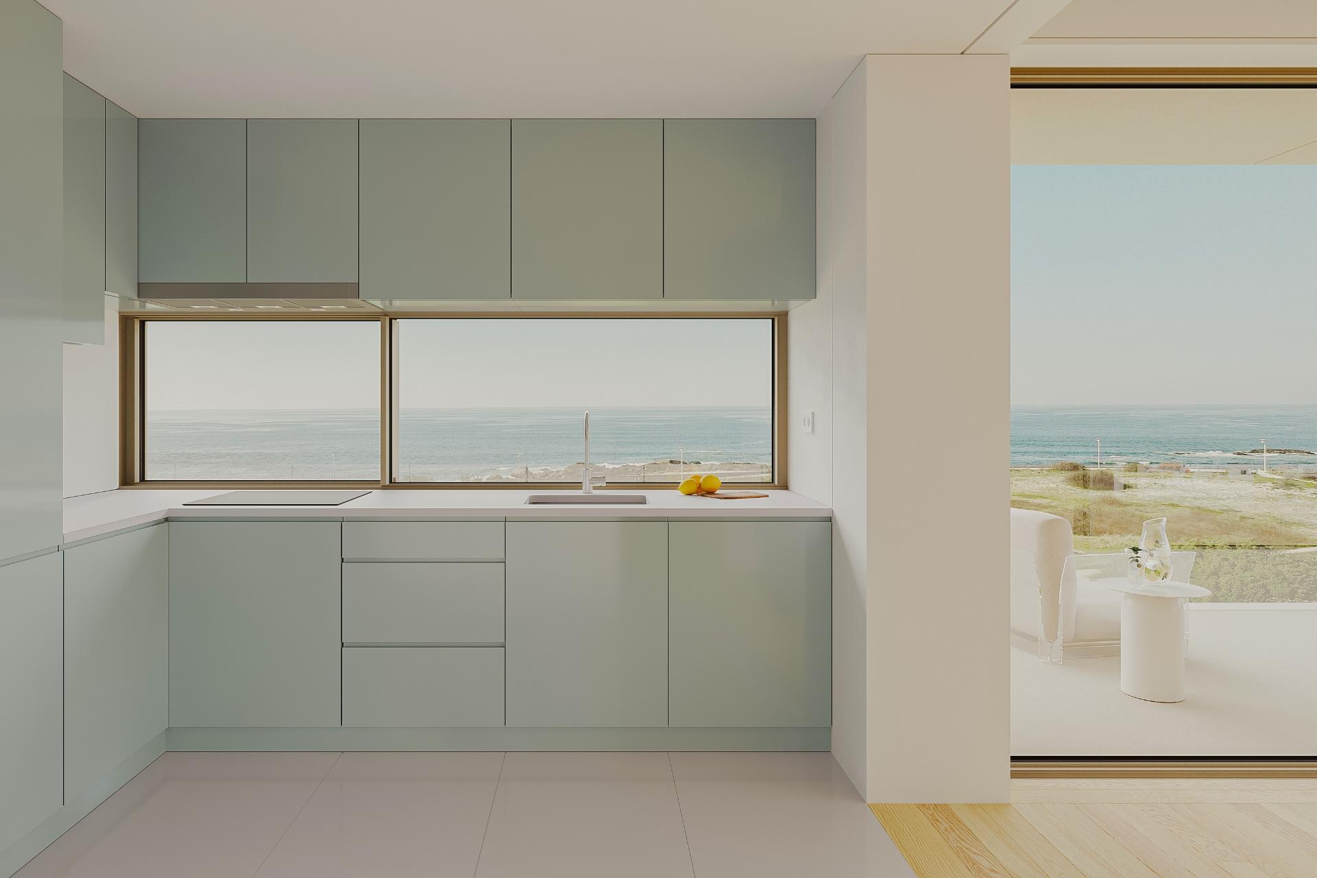 T2 Novo e Luxuoso em 1ª Linha de Mar em Vila do Conde