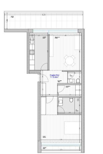 T1 com terraço no Centro de Vila do Conde