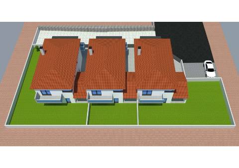 Moradia T4, geminada pela garagem