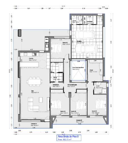 Moradia contemporânea, individual de r/c, numa zona sossegada de moradias