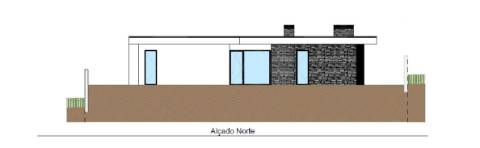 Moradia contemporânea, individual de r/c, numa zona sossegada de moradias