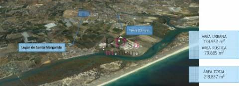 Terreno Urbano para empreendimentos em Tavira, Algarve.