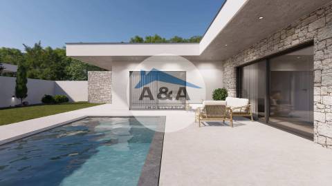 Conjunto de Moradias Térreas Independentes com Piscina, "Key-ready"