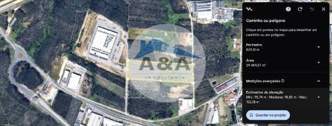 Oportunidade Única: Lote Industrial de Quase 3 Hectares em Zona em Forte Expansão