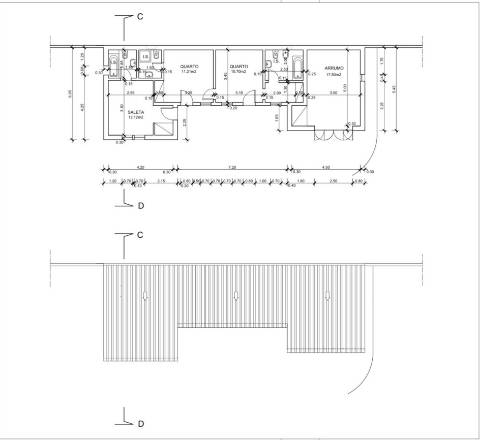 Casa térrea com piscina e vista maravilhosa sobre o mar