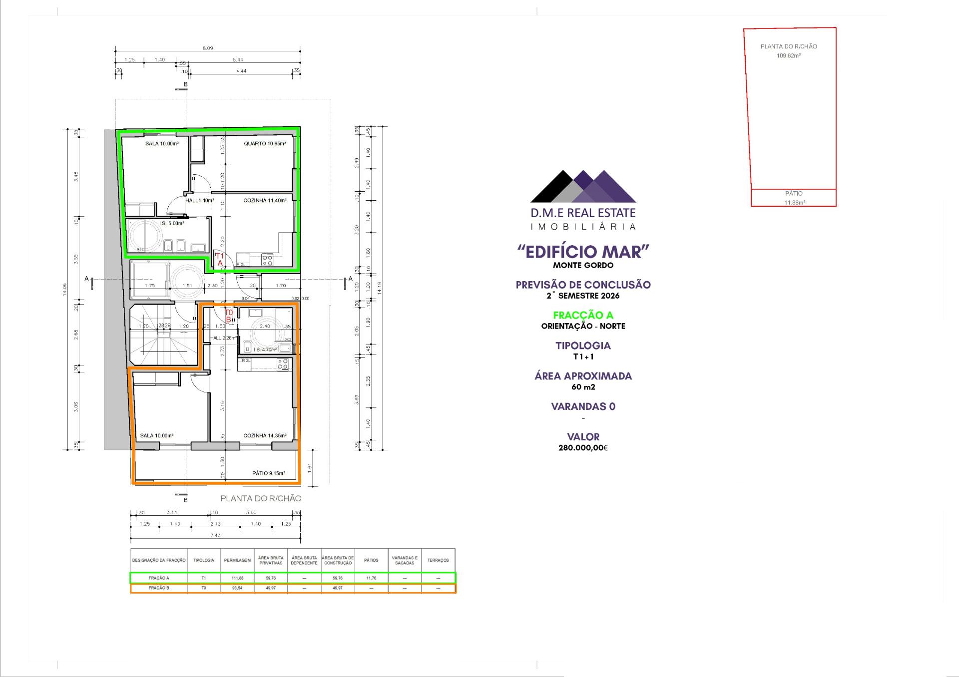 Apartamento T1+1
