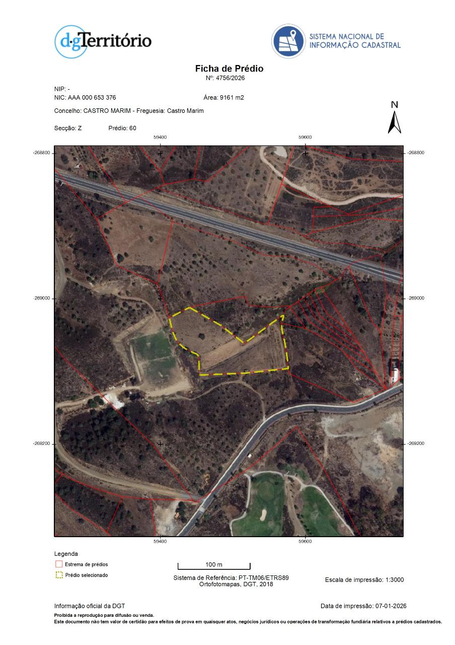 Terreno Agrícola junto ao Castro Marim Golfe