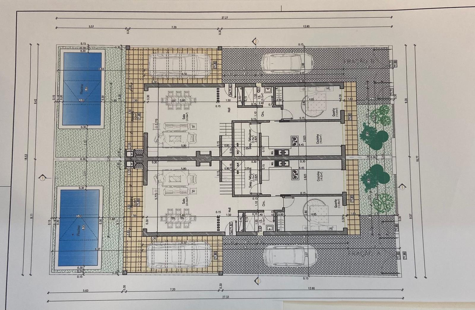 Moradia Nova Geminada T4 c/Piscina Fernão Ferro