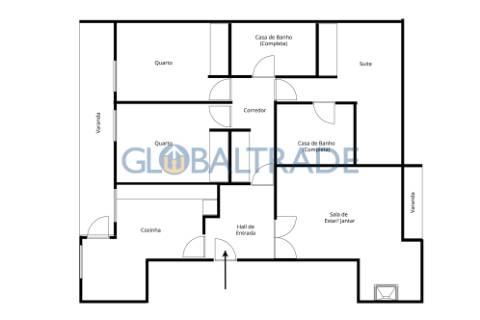 Apartamento T3 em Avanca