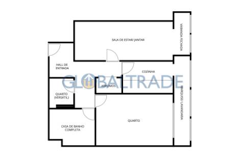 Apartamento T1 no coração do Porto