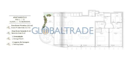 Apartamento T2 CASAS GARCIA DE ORTA 456 - Porto