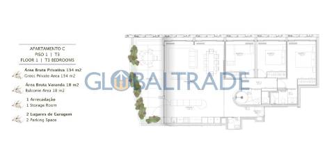 Apartamento T3 CASAS GARCIA DE ORTA 456 - Porto