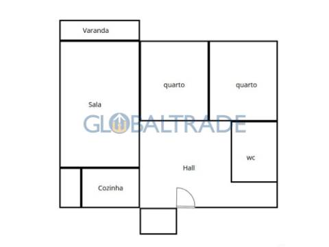 Apartamento T2 no centro de São Pedro da Cova