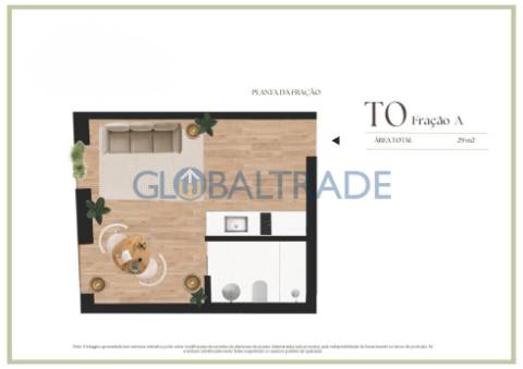 Apartamentos T0 e T0 Duplex em Leça da Palmeira