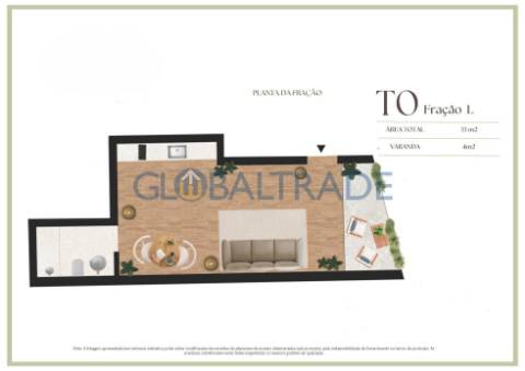 Apartamentos T0 e T0 Duplex em Leça da Palmeira